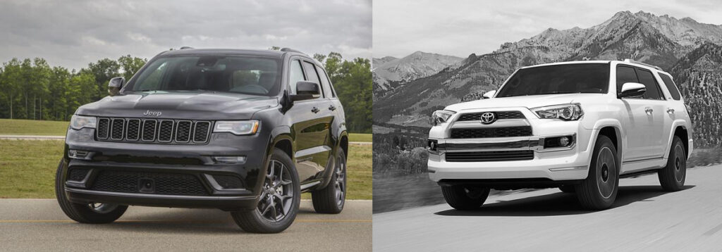 grand cherokee vs 4runner toyota